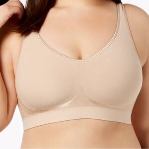 Bali Soft Beige Intimate Comfort Revolution ComfortFlex Fit Shaping Wireless Bra